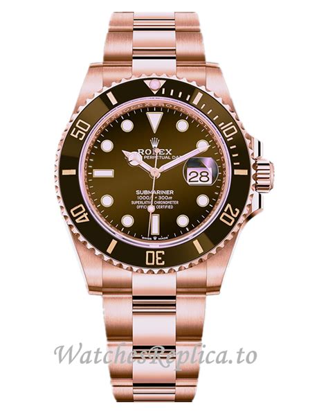 replica rolex watches rose gold|rolex submariner rose gold price.